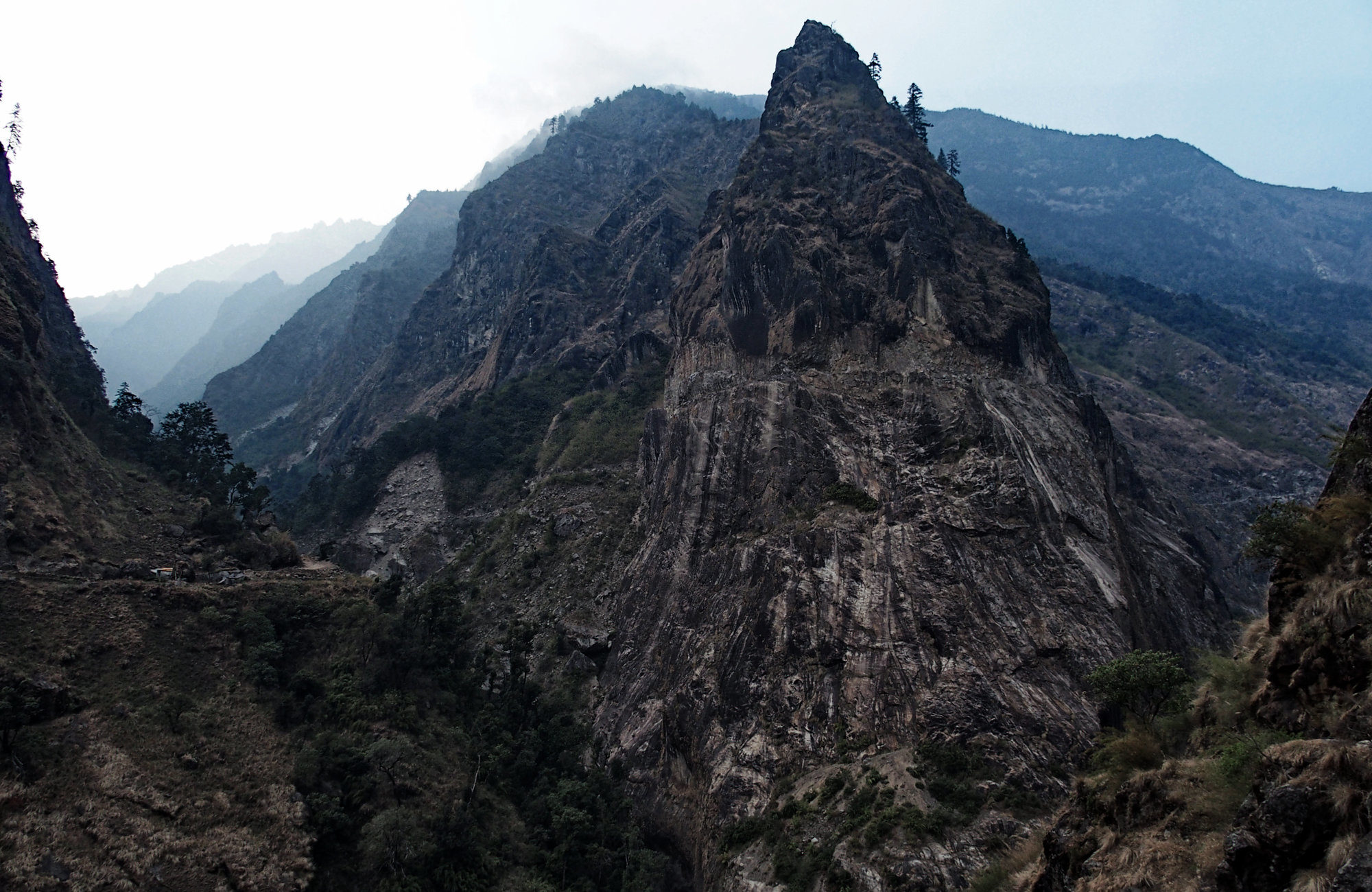 Ein toller Berg auf dem Annapurna Circuit