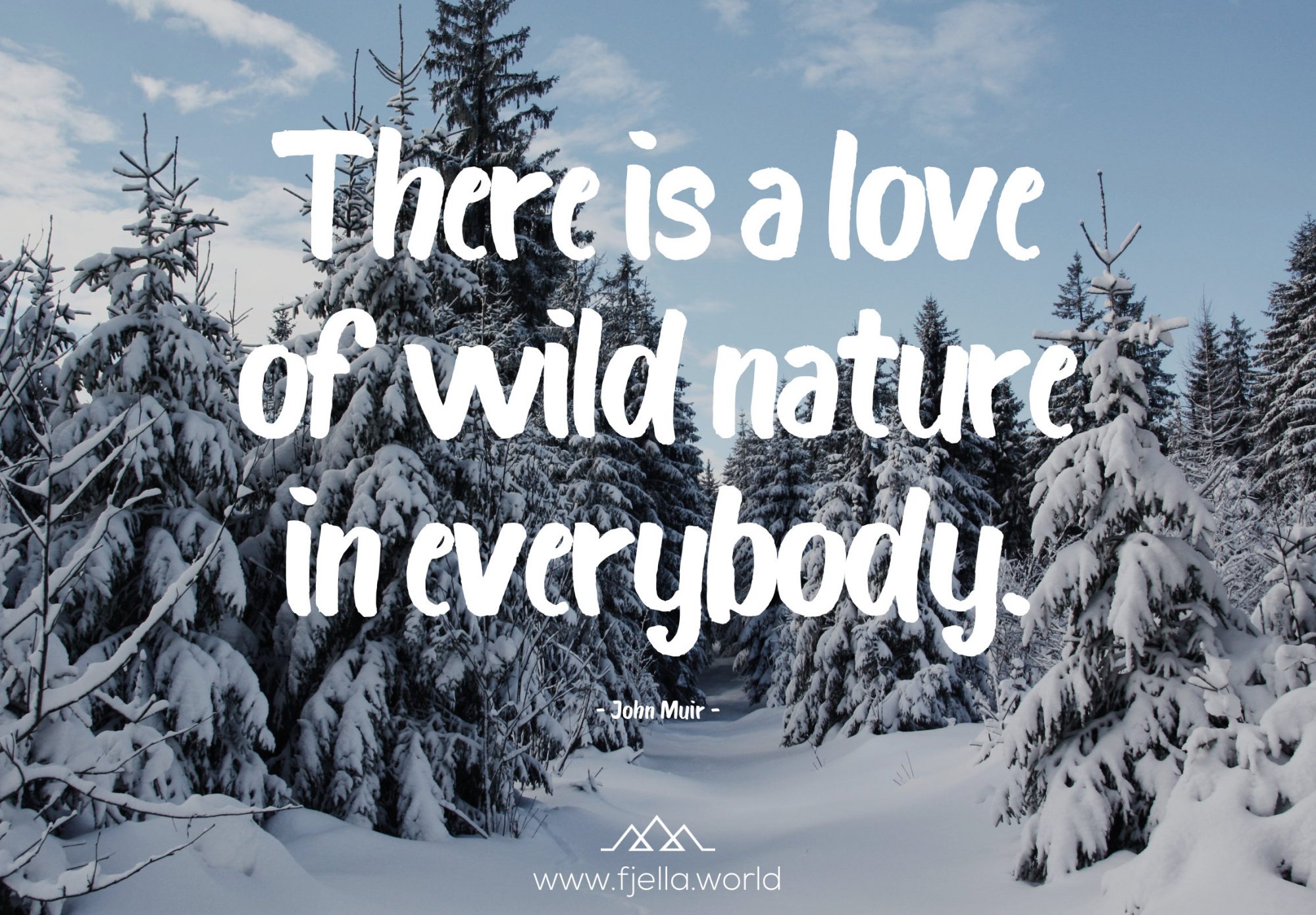 There is a love of wild nature in everybody