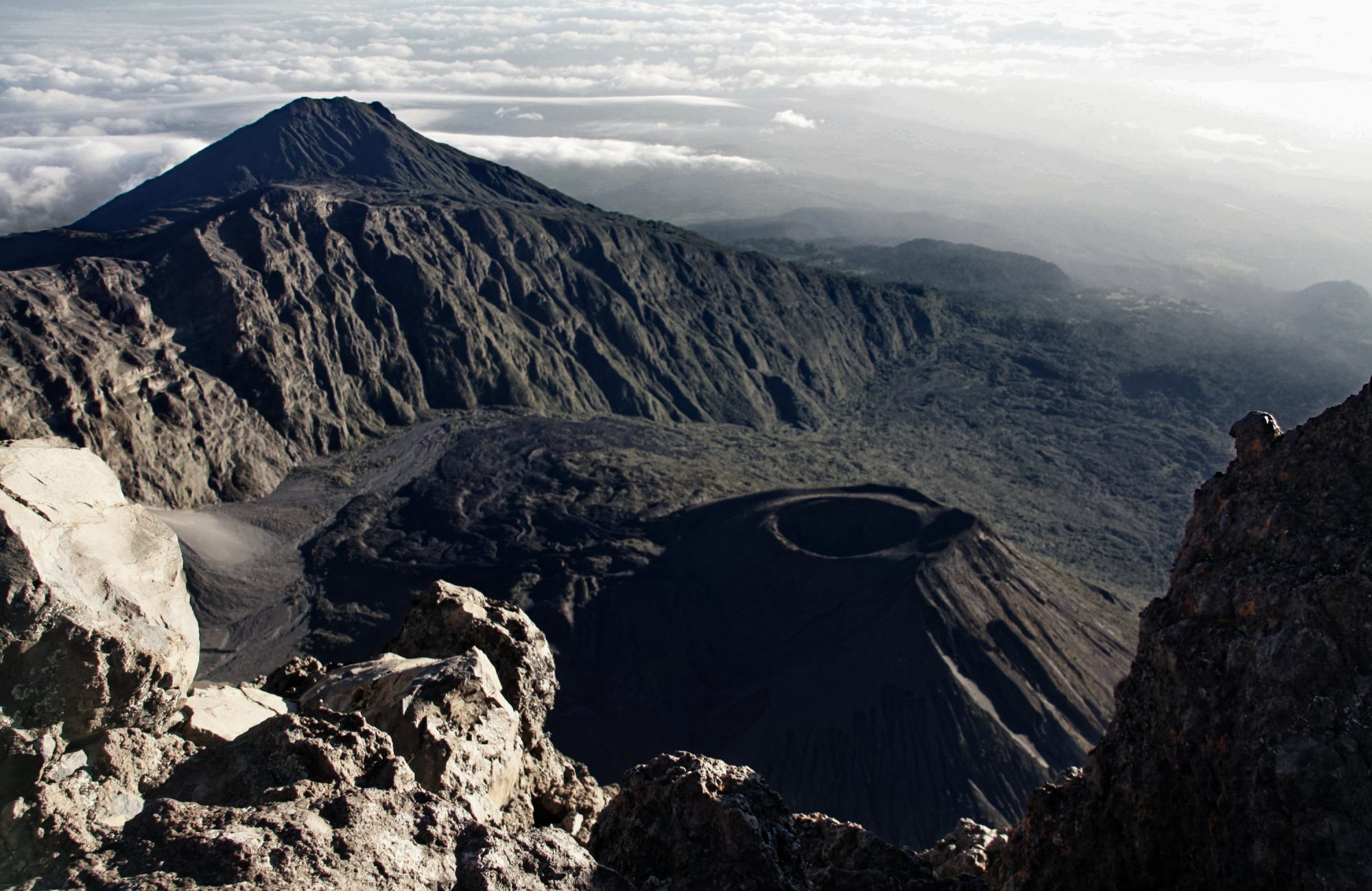 Krater des Mount Meru, Mount Meru Besteigung, Tour, Erfahrungsbericht, Afrika, Tansania, Bergtour