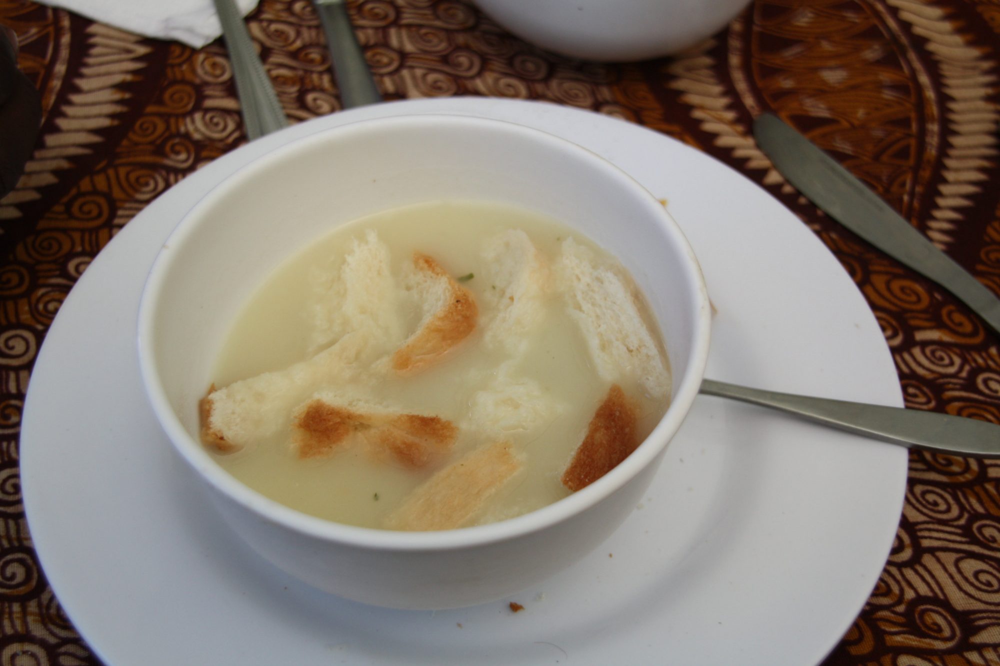 Mittagessen, Suppe, Kilimandscharo, Kilimandscharo besteigen, Tansania, Afrika, Kilimandscharo Tour, Erfahrungsbericht, Machame Route