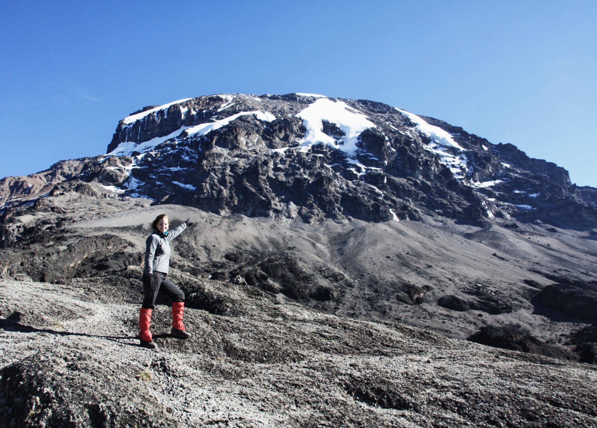Blick auf den Kibo, Kilimandscharo, Kilimandscharo besteigen, Tansania, Afrika, Kilimandscharo Tour, Erfahrungsbericht, Machame Route