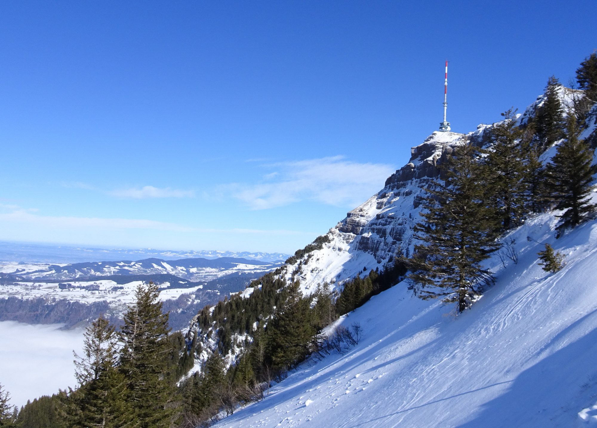Schweiz, Luzern, Zürich, Rigi, Winterwanderung
