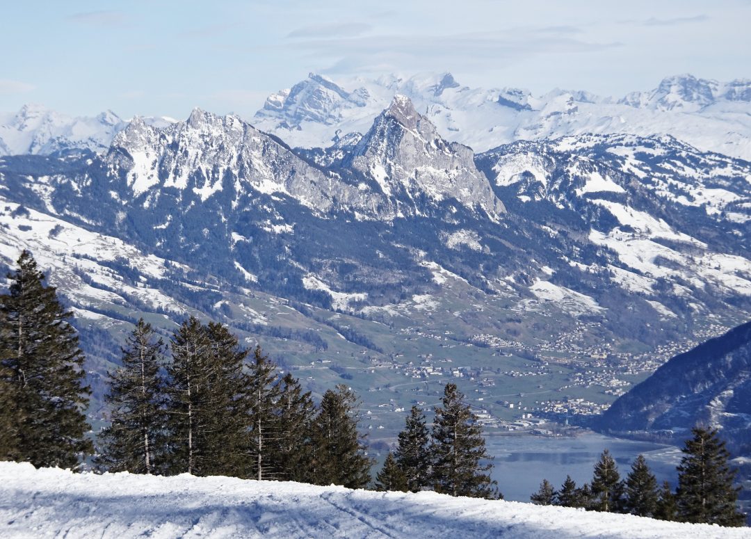 Schweiz, Luzern, Zürich, Rigi, Winterwanderung