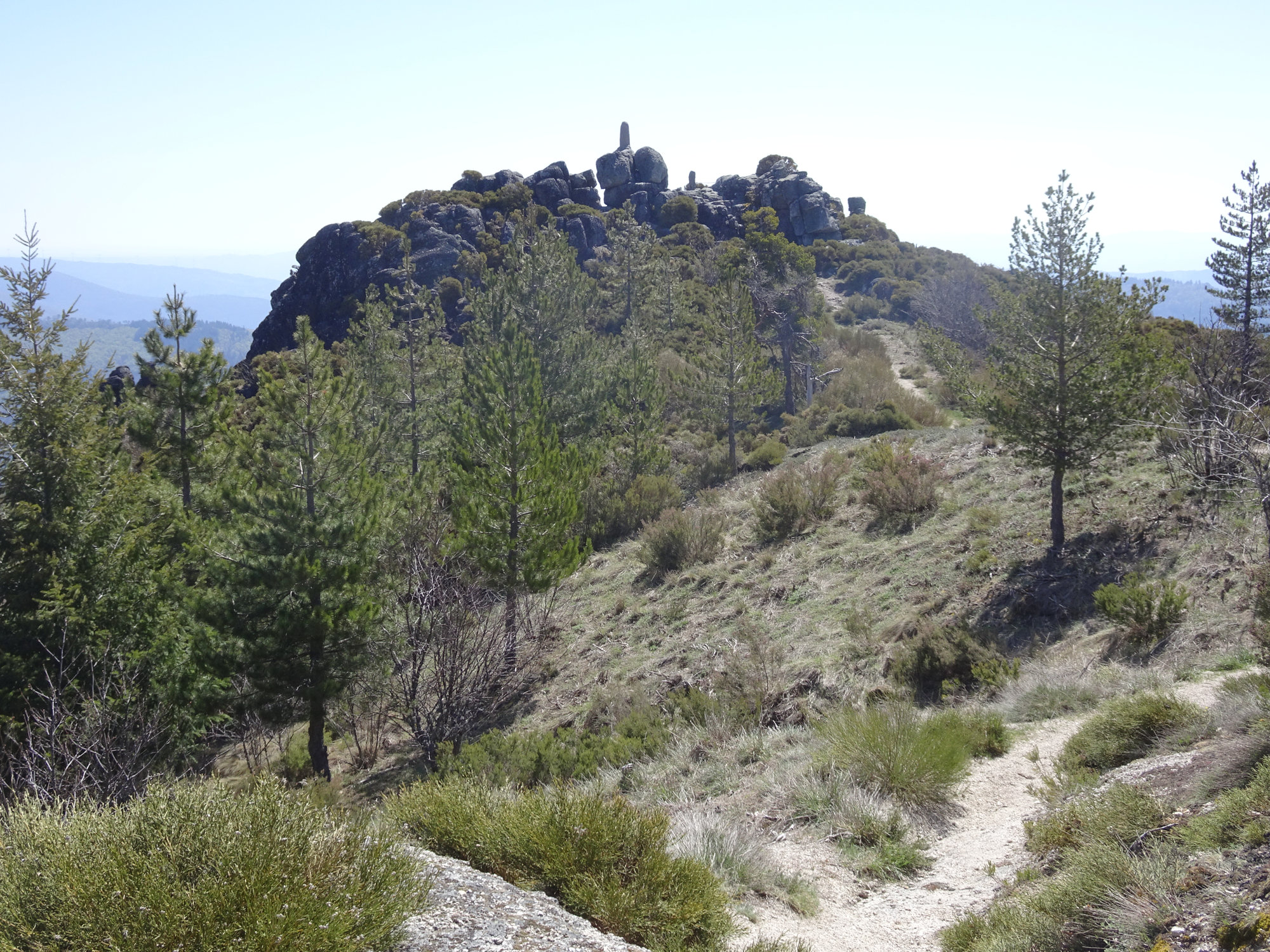 Carvão-Route, Wanderung, Rundwanderung, Serra da Estrella Portugal
