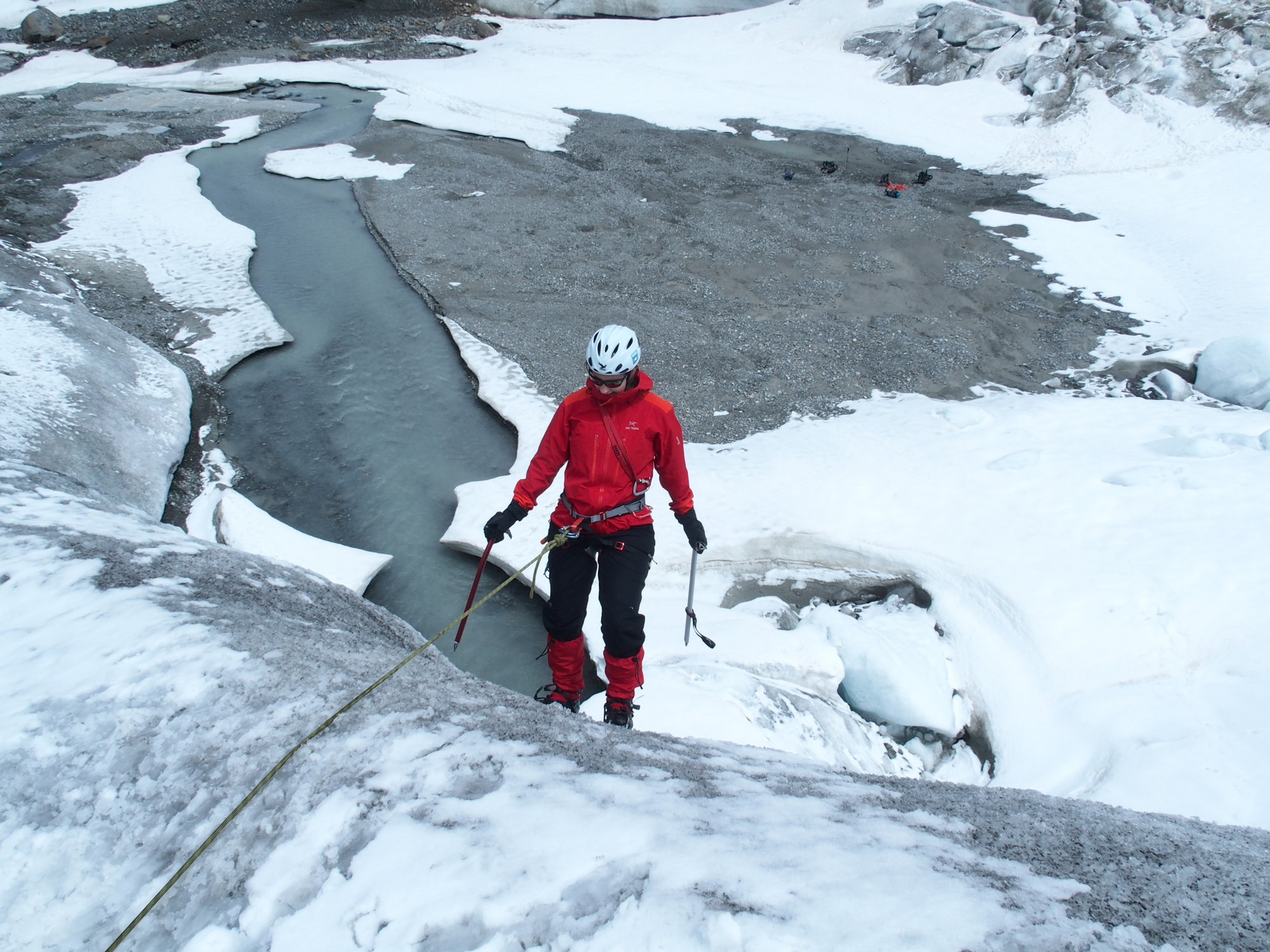 Abseilen, Eis, Gletscher, Gletscherkurs, Hochtour, Hochtourenkurs, Ausbildung, Bergsteigen, Gletscher, Kurs, Schulung, Pitztal, Taschachhaus, Fjella