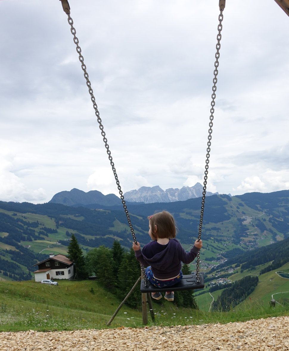 Zwölferkogel Mittelstation - Schaukeln mit Aussicht