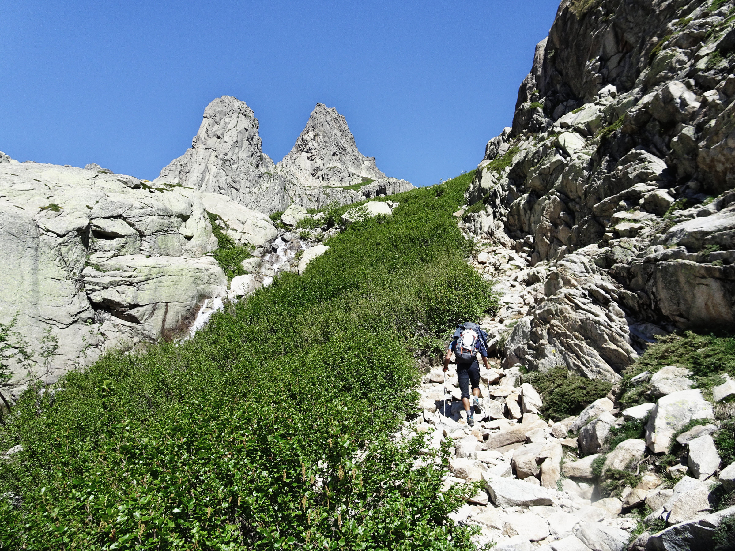 Korsika, GR20 Weitwanderweg, Wandern, Berge, Frankreich