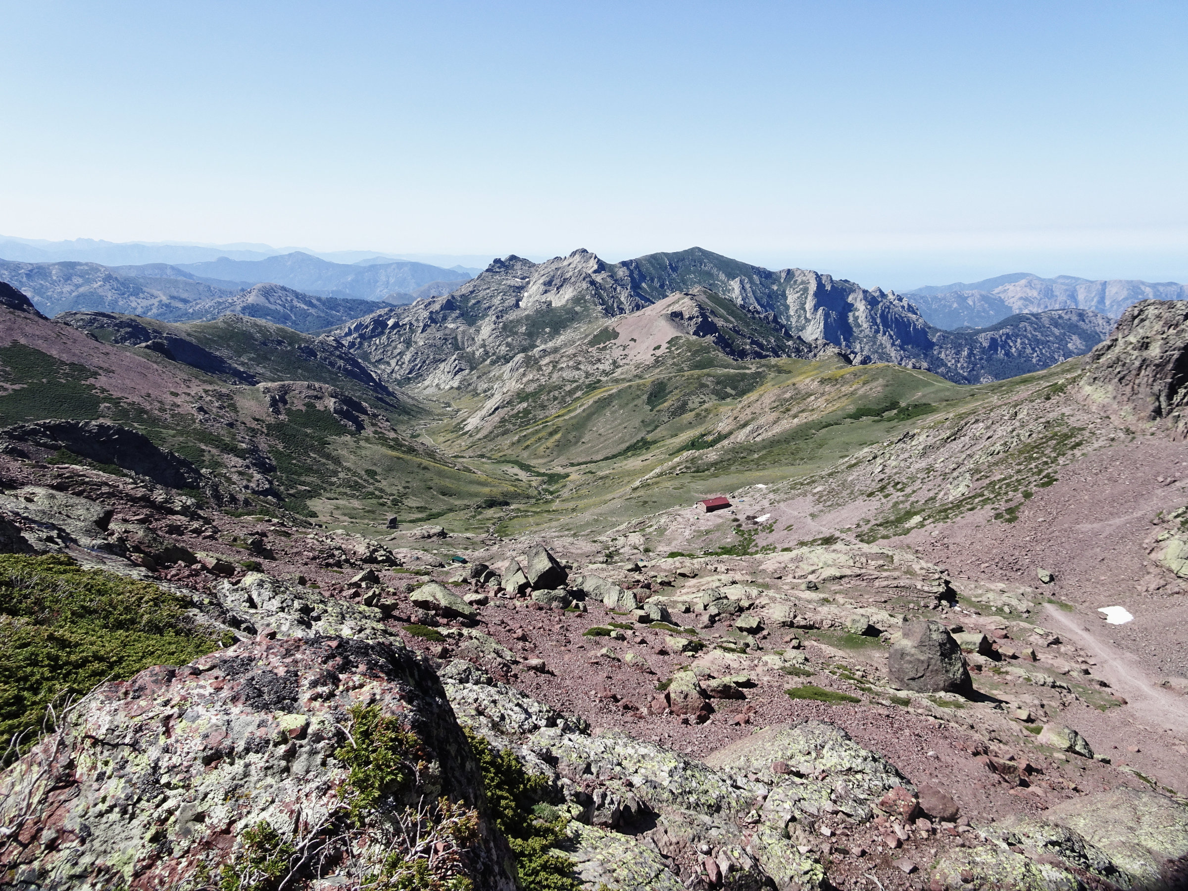 Ciuttulu di i Mori, Korsika, GR20 Weitwanderweg, Wandern, Berge, Frankreich