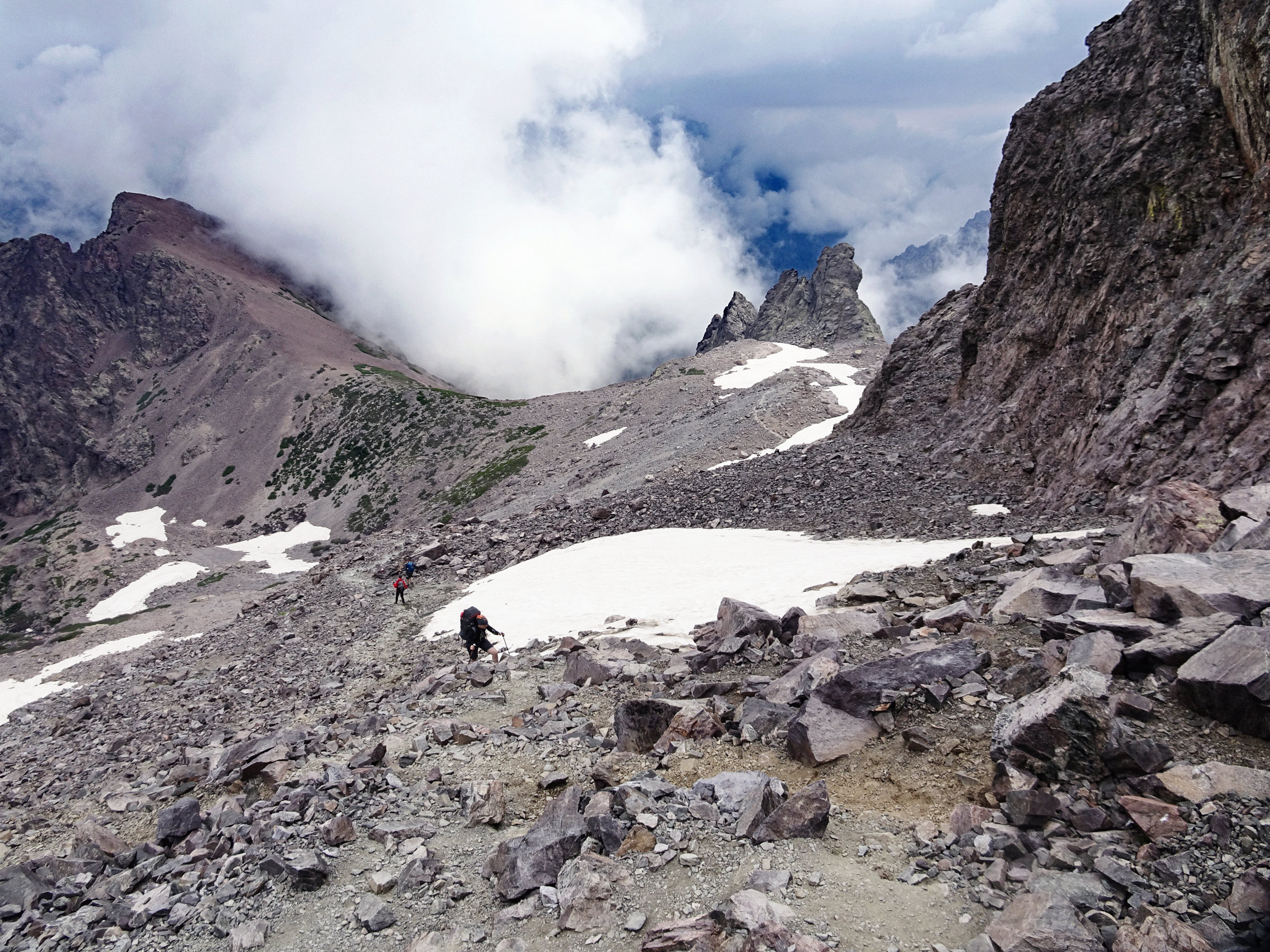Korsika, GR20 Weitwanderweg, Wandern, Berge, Frankreich