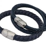 Bergseil Armband - Partnerarmbänder Leder Birkhahn