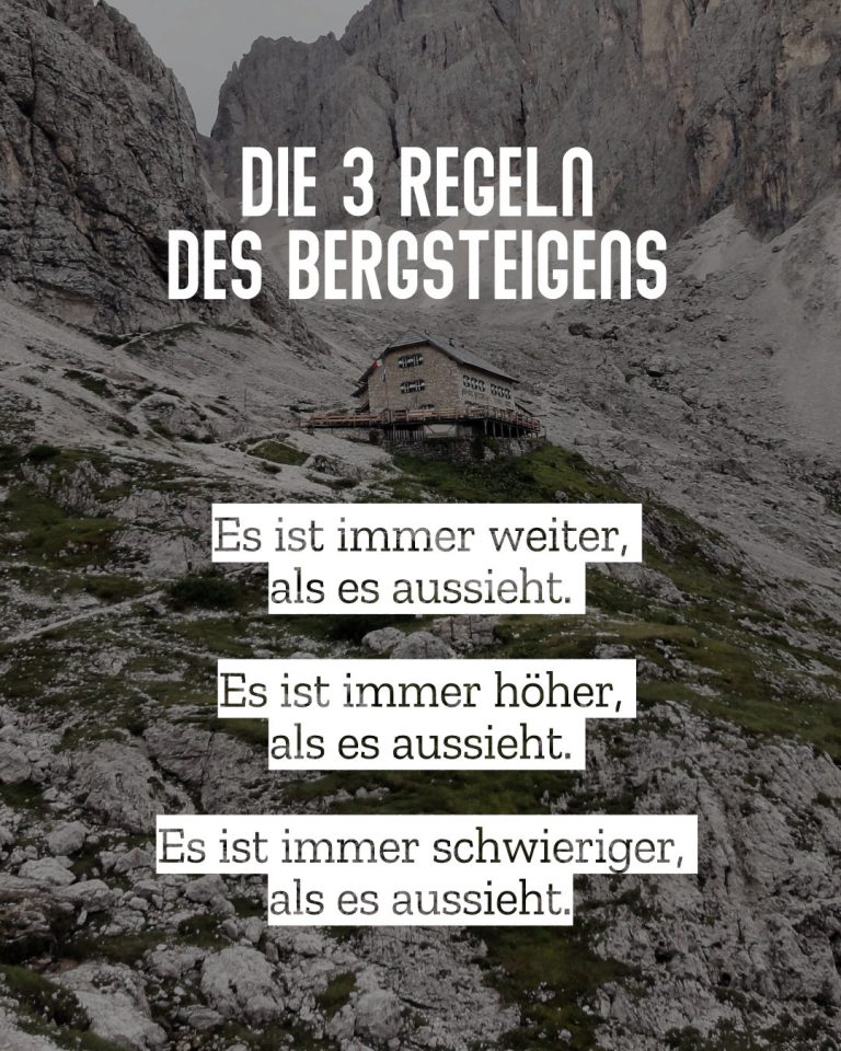 Aim High Inspirierende Wandersprüche und Bergzitate