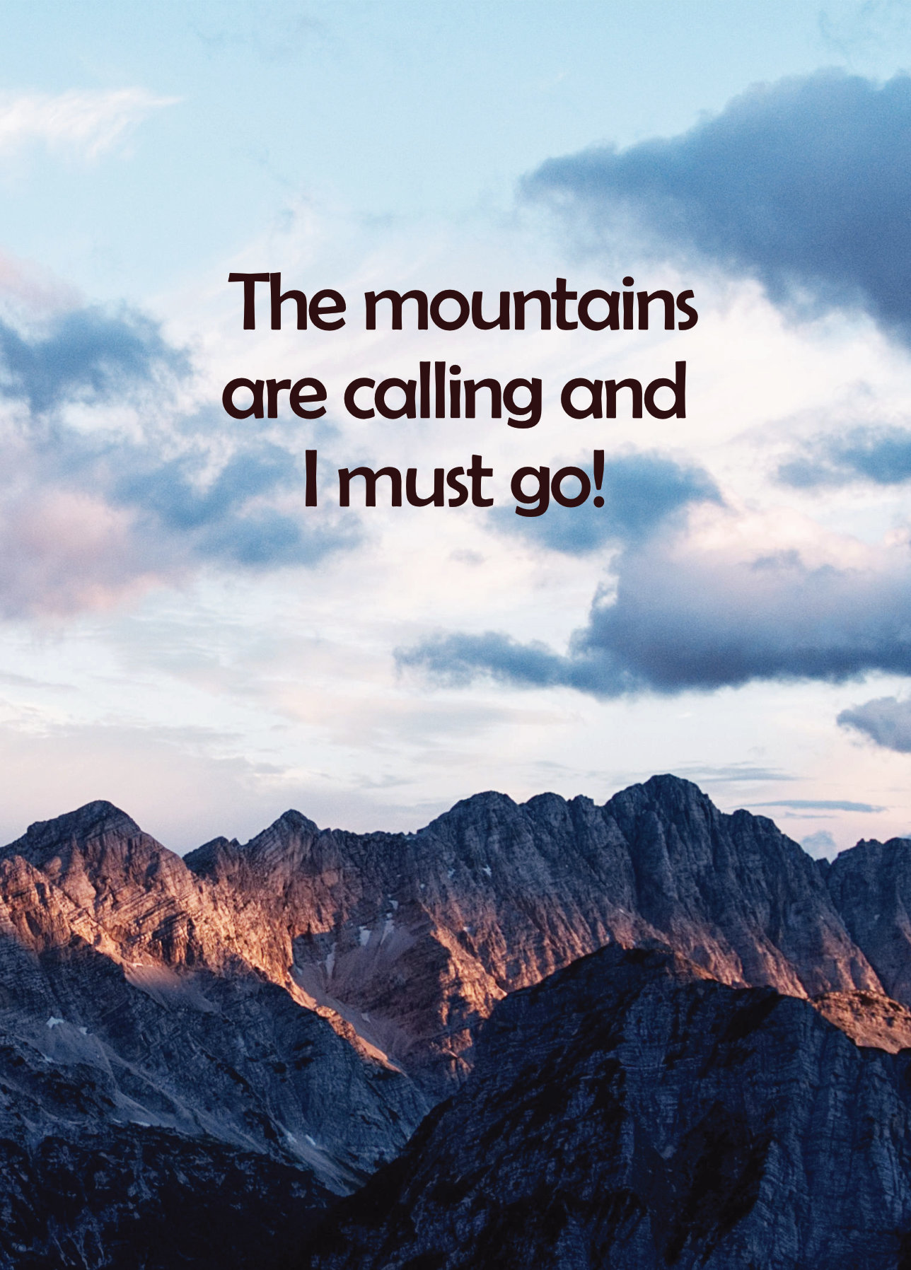 Aim High Inspirierende Wandersprüche und Bergzitate