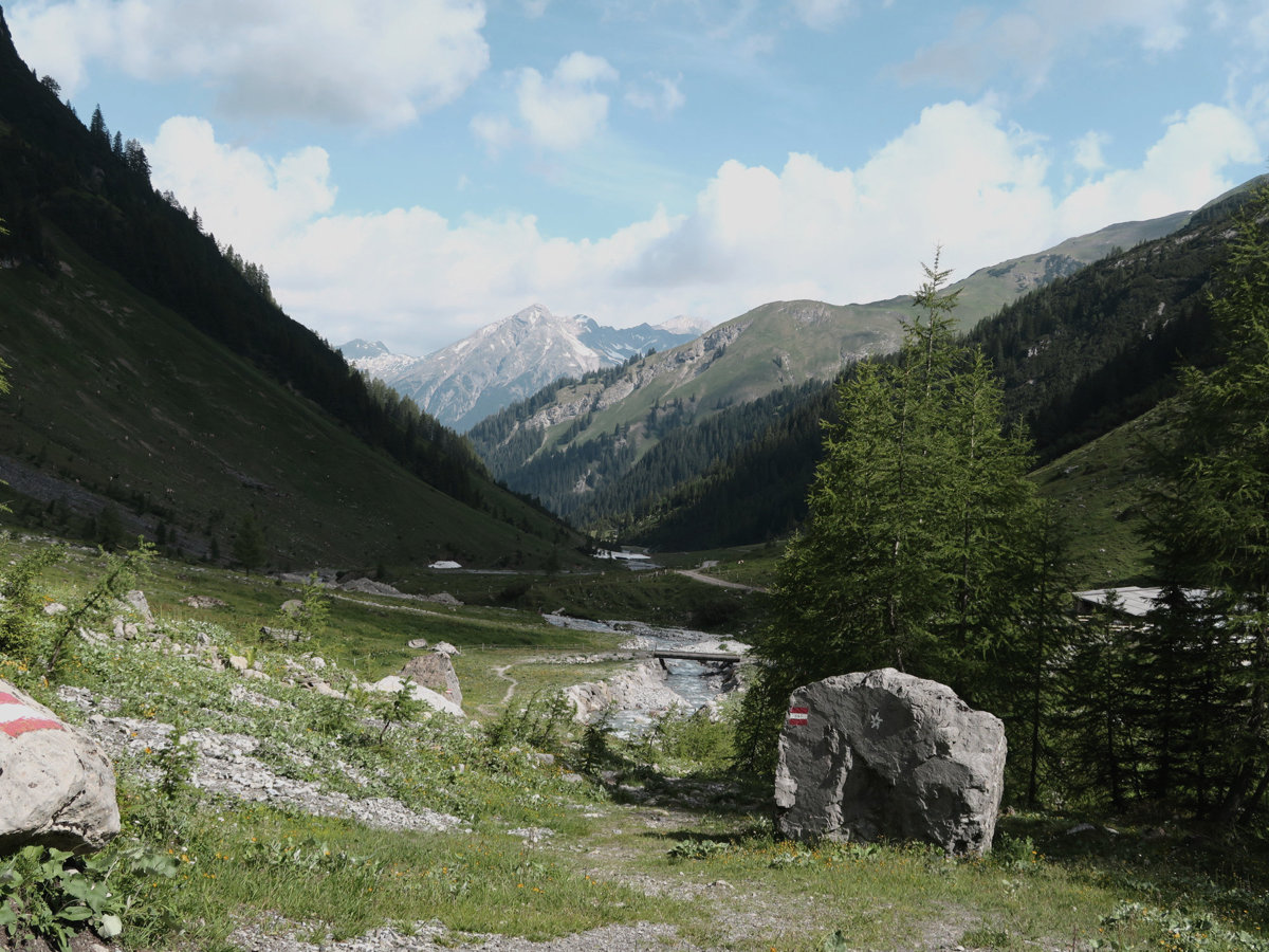 Blick zurück Richtung Kaisers
