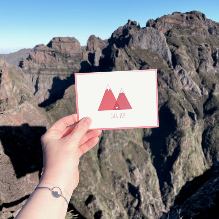Alpenblick Armband Postkarte Du Ich Madeira Pico do Ariero webseite