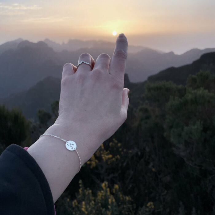 Direttissima Armband Gipfelring Silber Sonnenaufgang Madeira Bica Cana Webseite