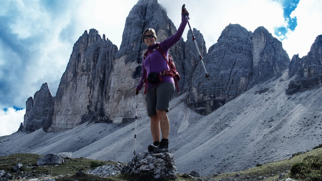 Happy an den Drei Zinnen zu sein!