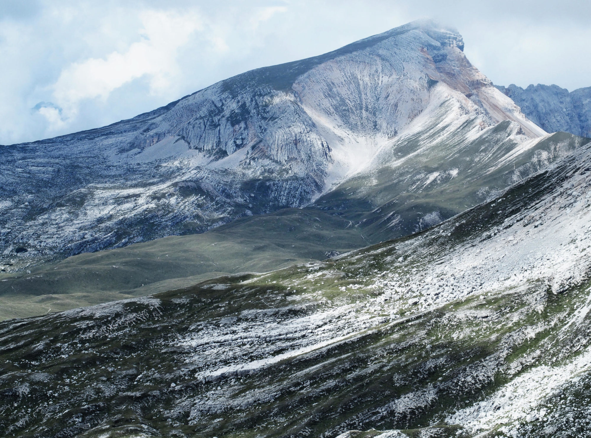 Schöner Blick beim Aufstieg