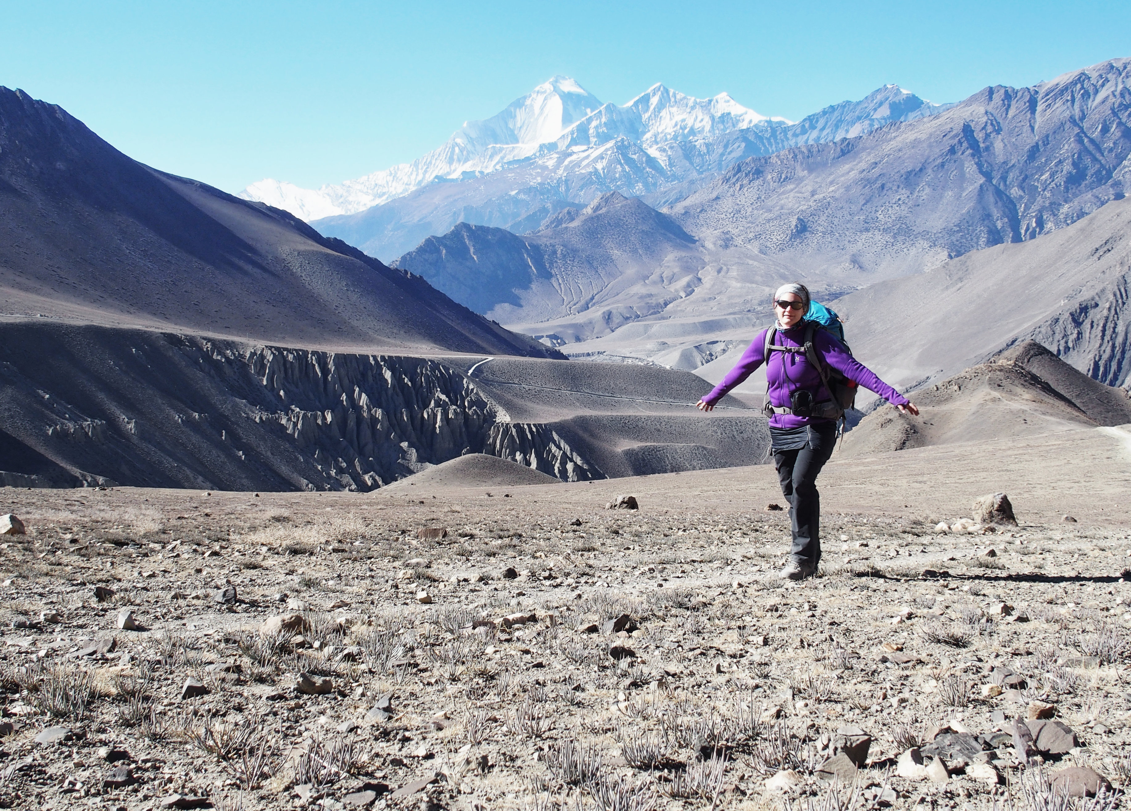 Annapurna Circuit Trekking: Auf dem Weg nach Kagbeni
