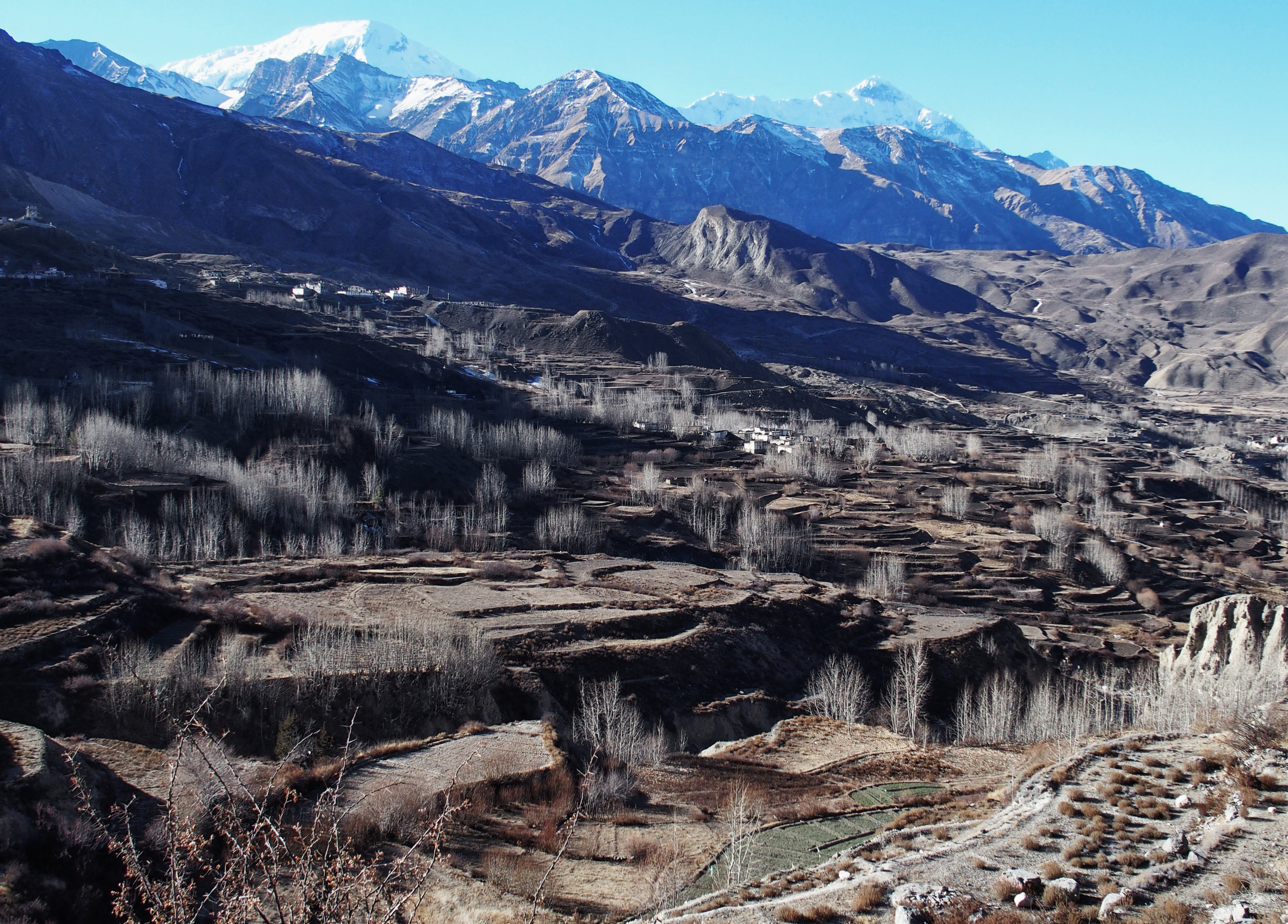 Blick von Tiri nach Mustang