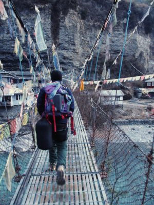 Mal wieder eine Hängebrücke
