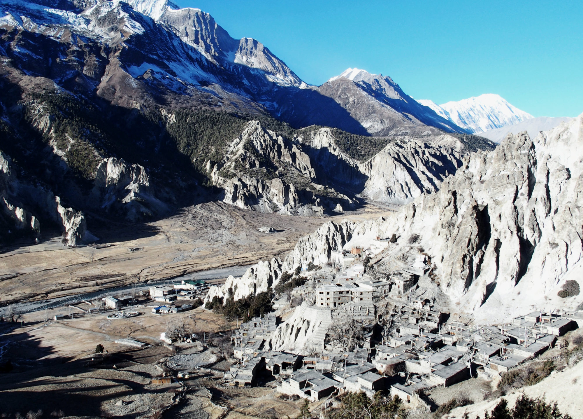 Braka von oben - Annapurna Circuit Trekking