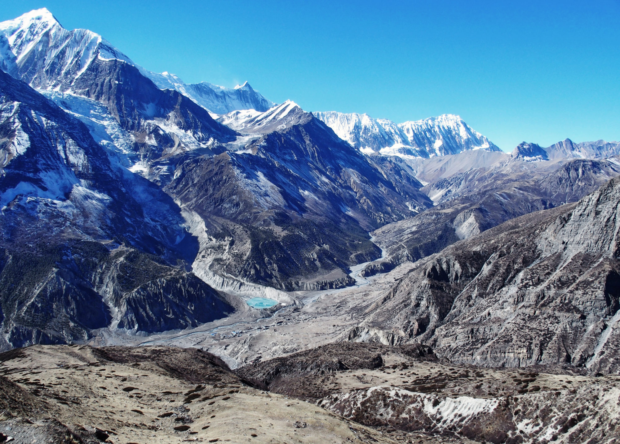Türkisenes Highlight: der Gangapurna See