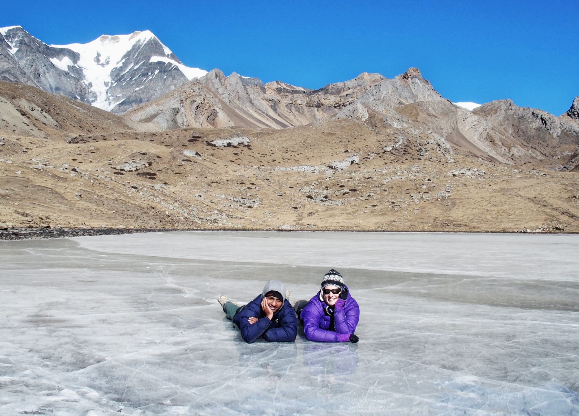 Spaß auf dem Ice Lake