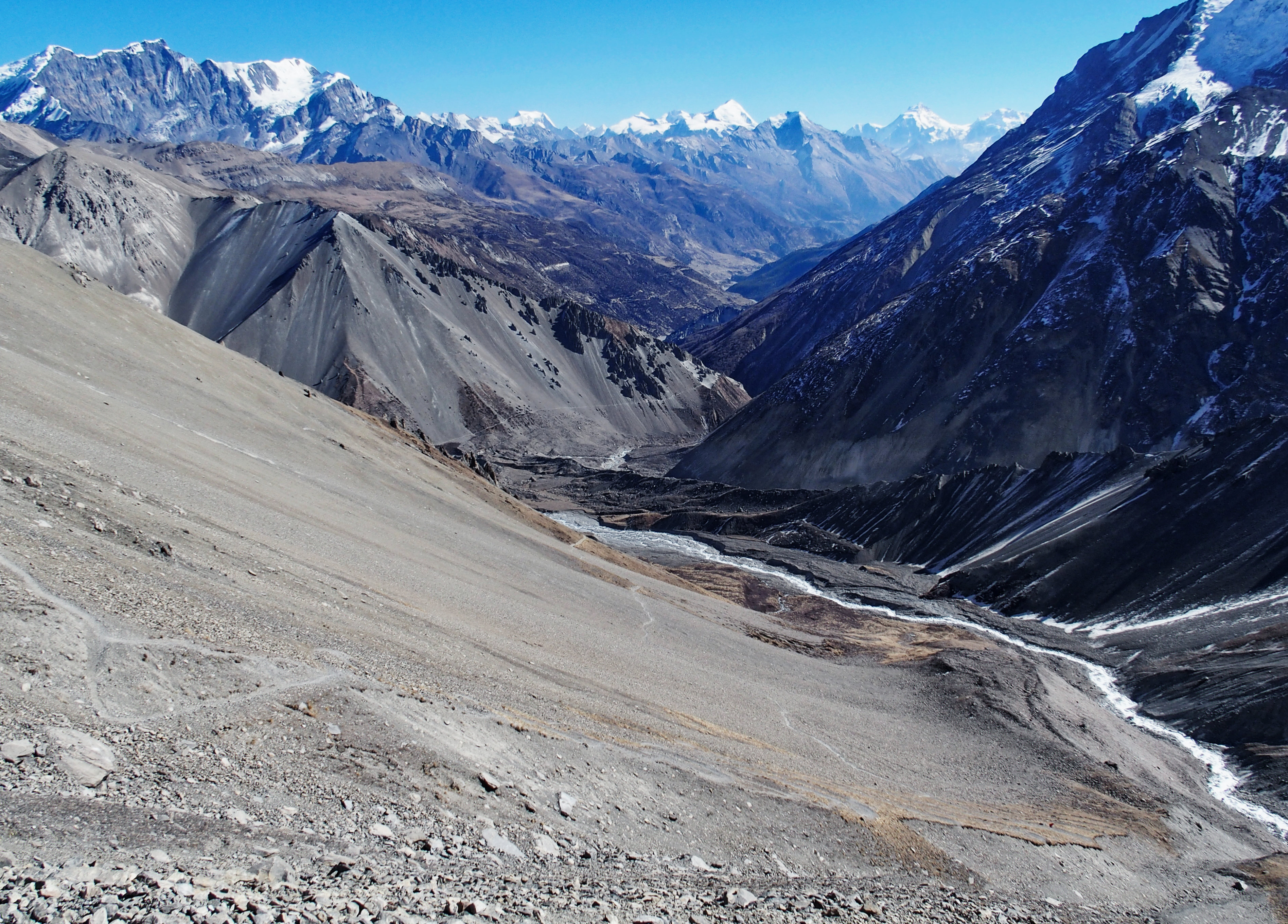 Auf dem Rückweg vom Tilicho Lake