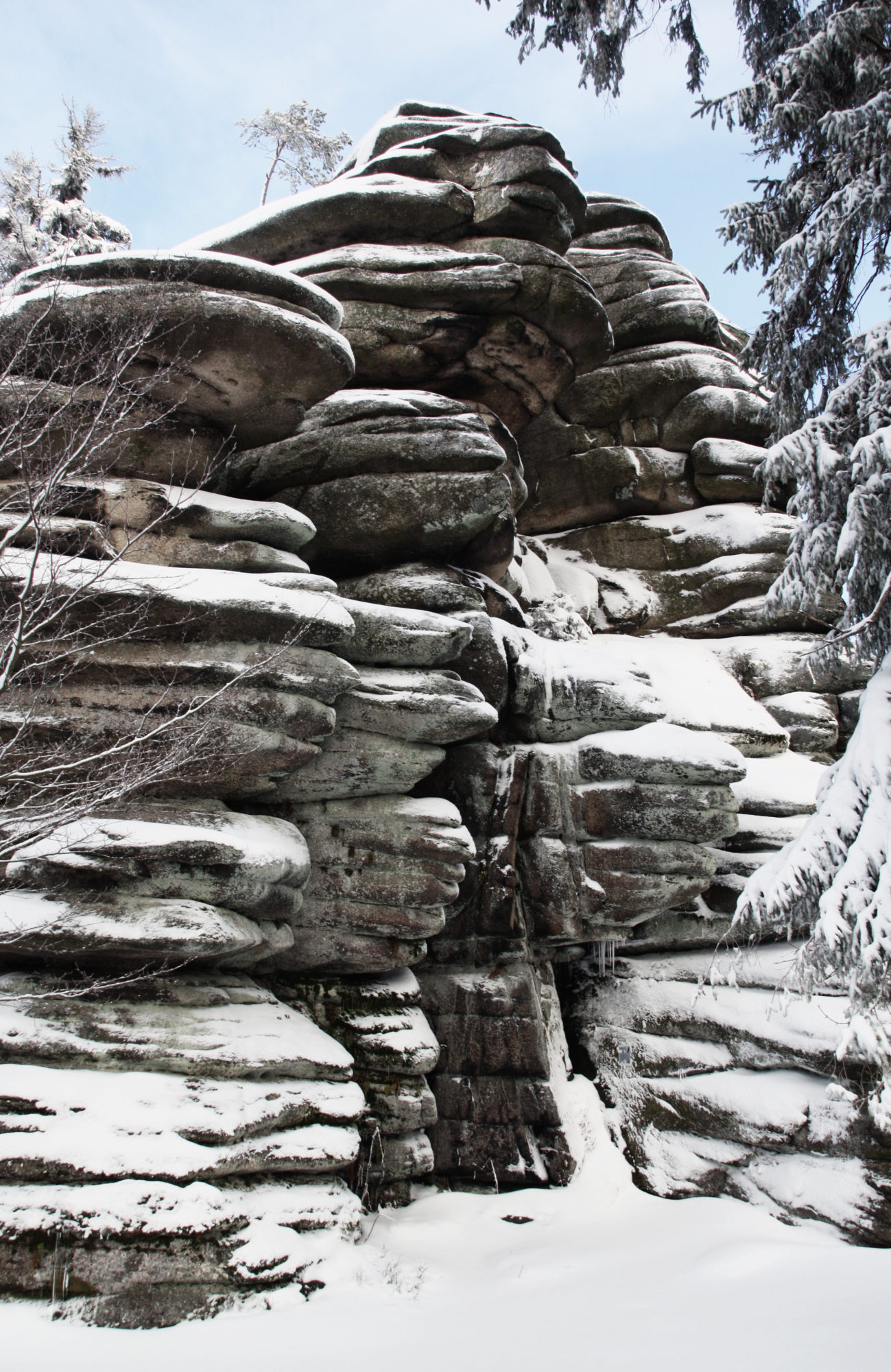 So tolle Plattenfelsen im Fichtelgebirge