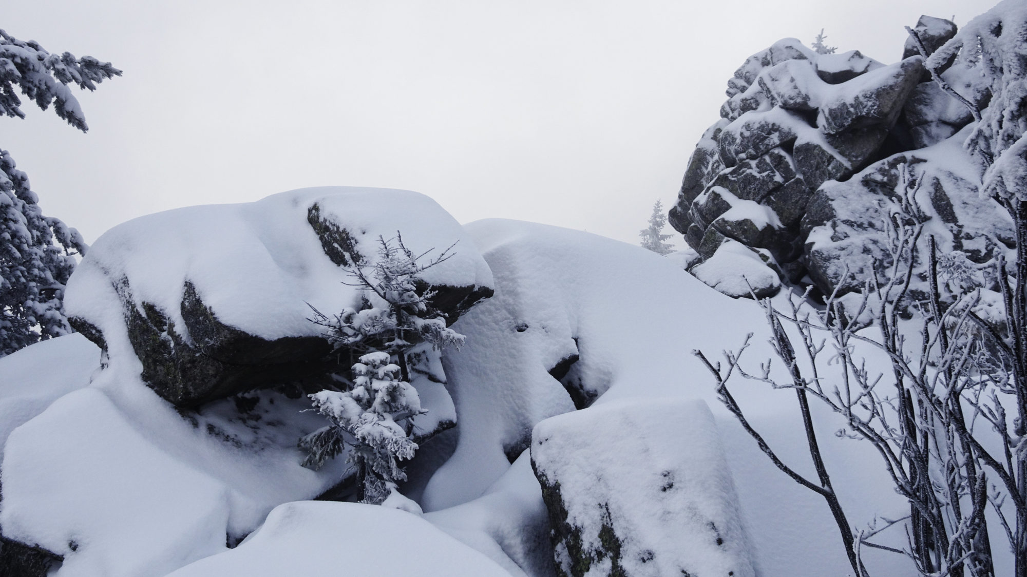Auf dem Haberstein im Winter