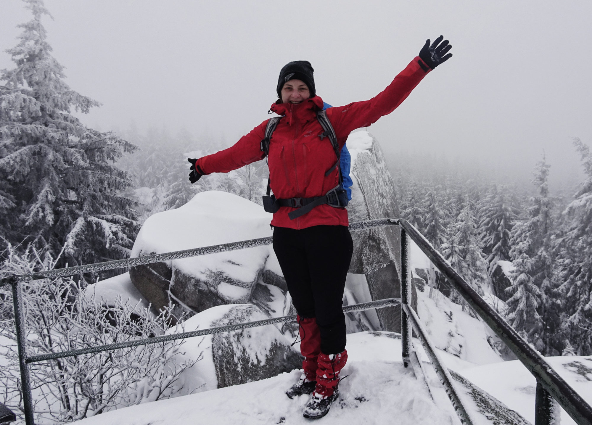 Auf dem Nußhardt Aussichtspunkt.