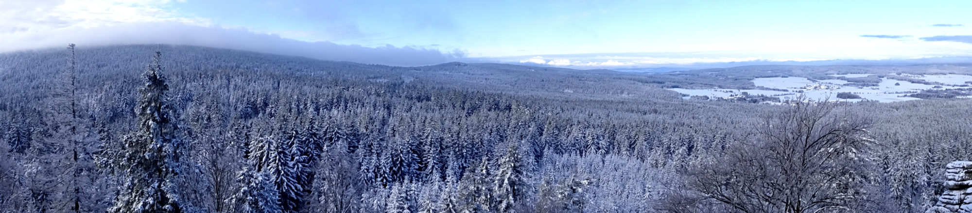 Wansinniges Panorama vom Rudolfstein