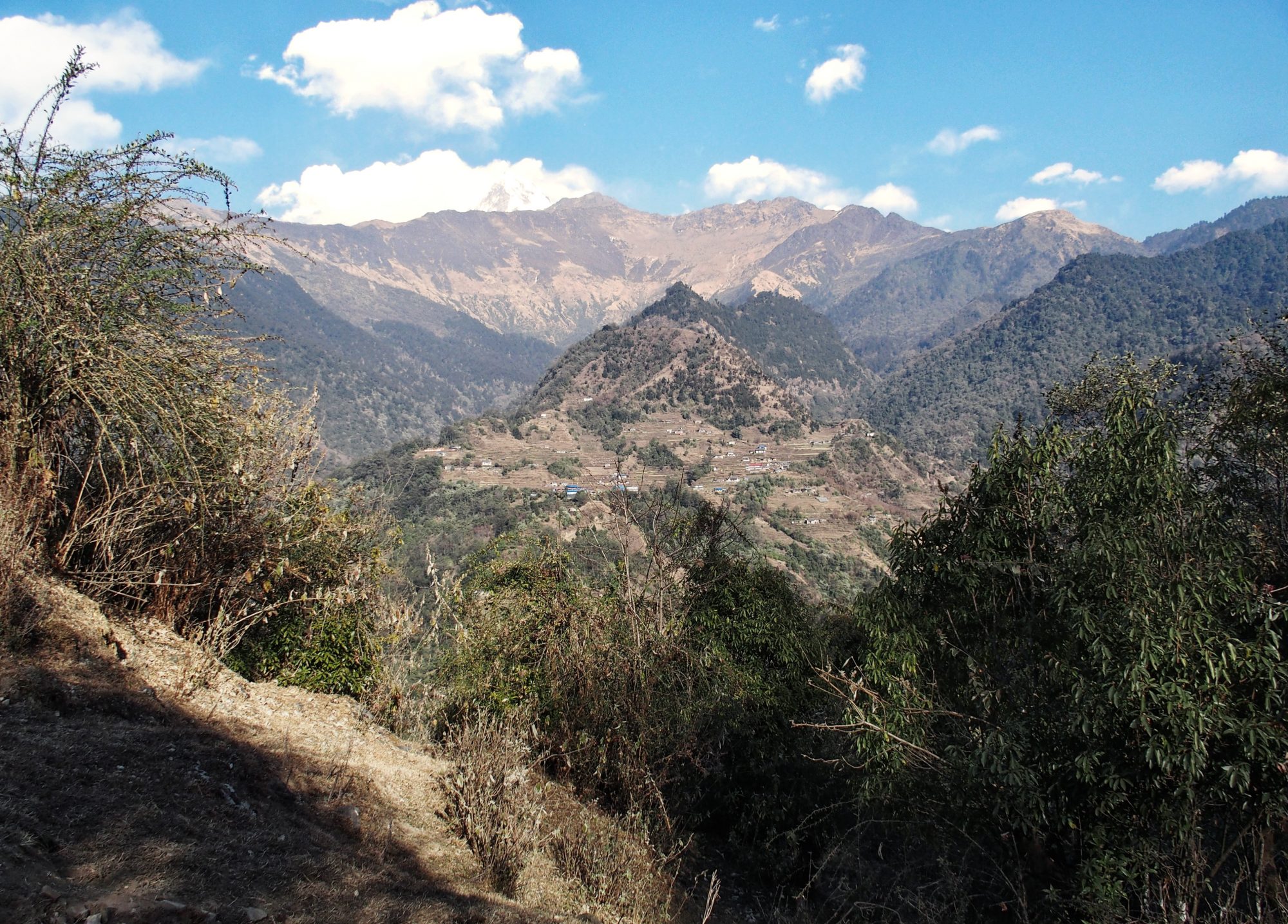 Annapurna Circuit Trekking Ausblick