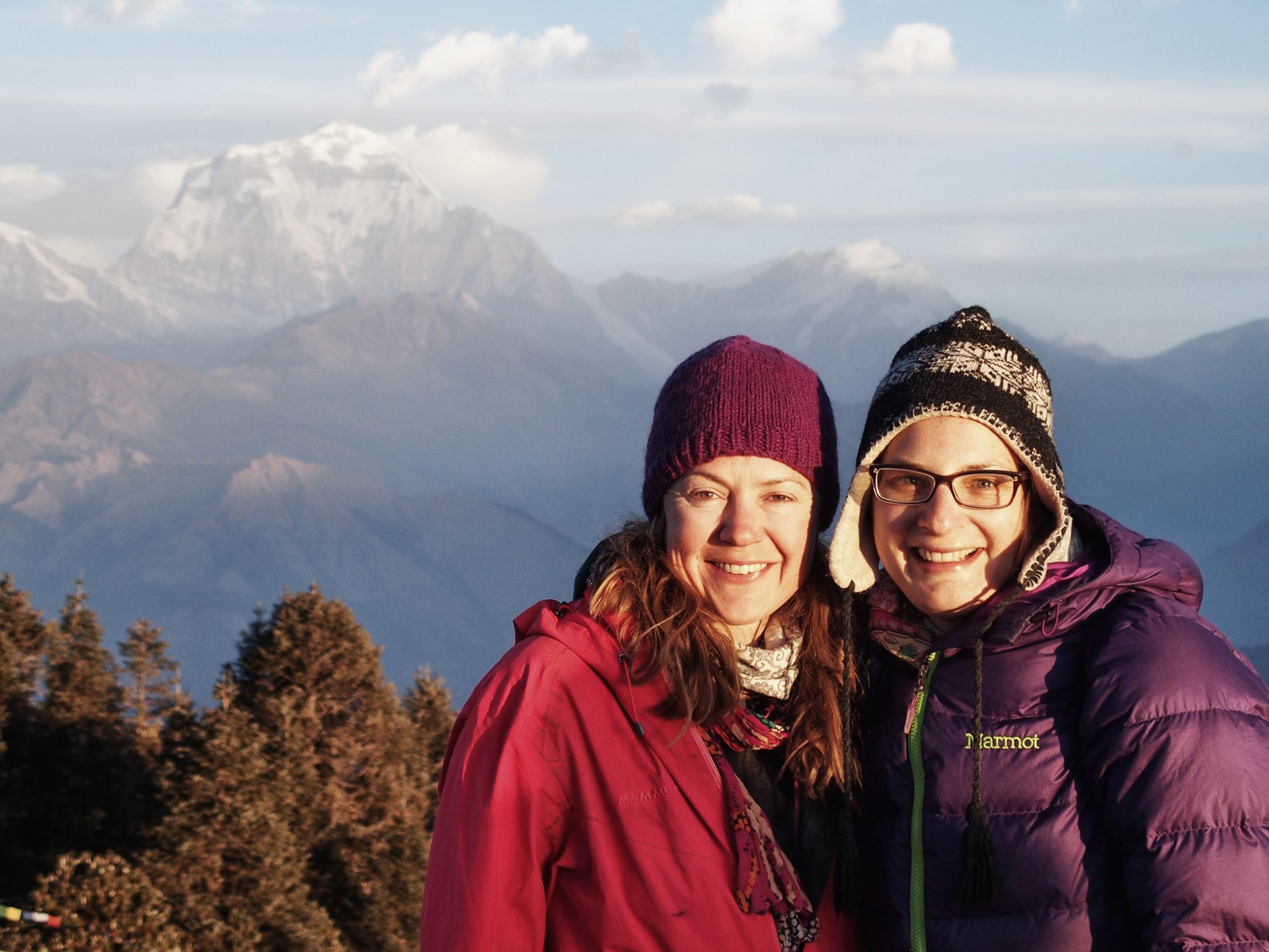 Happiness! Sonnenaufgang am Poon Hill. Annapurna