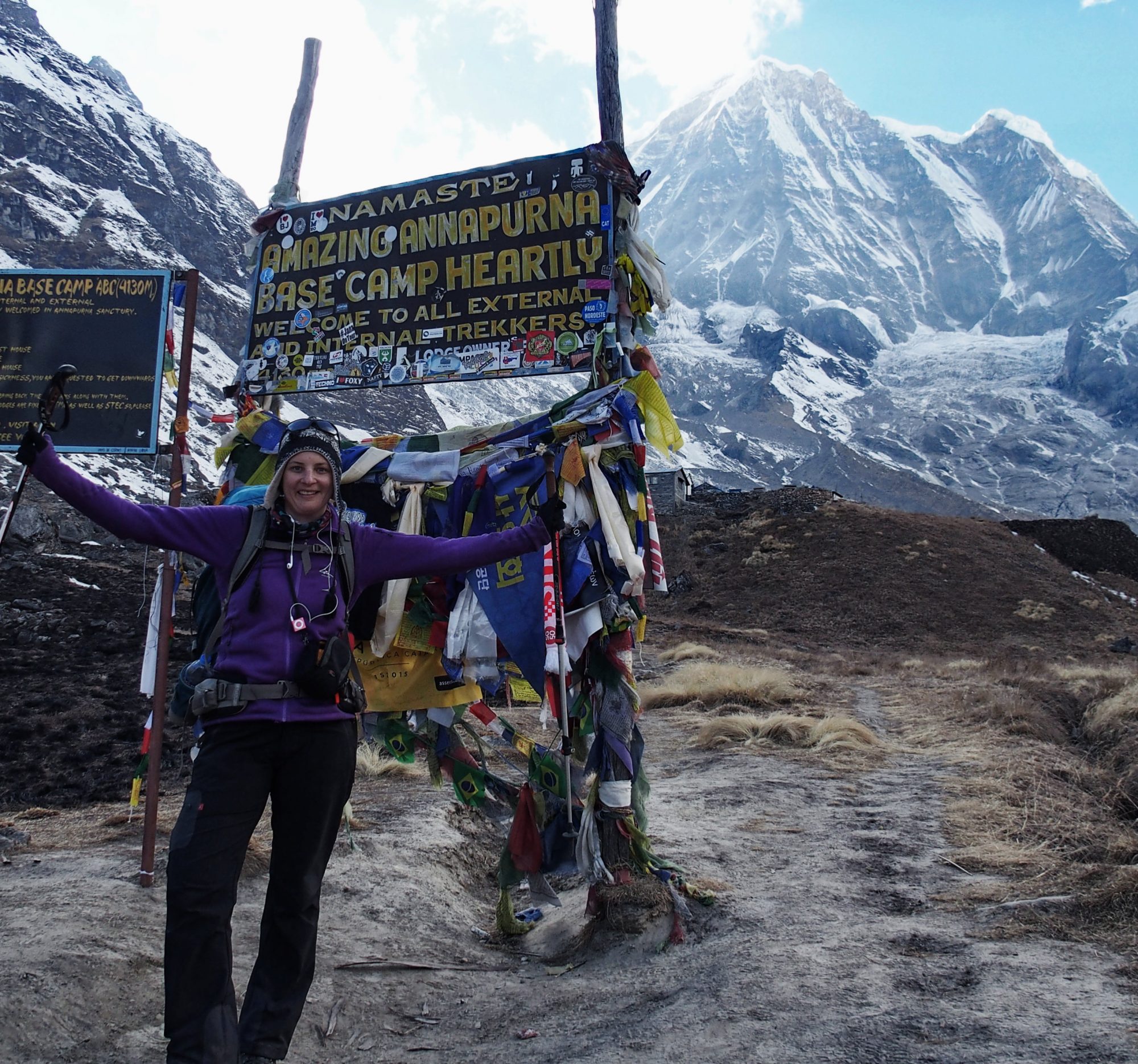 Annapurna Base Camp Schild
