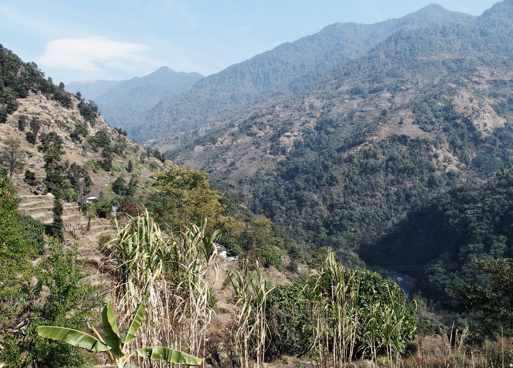 Abstieg vom Annapurna Base Camp