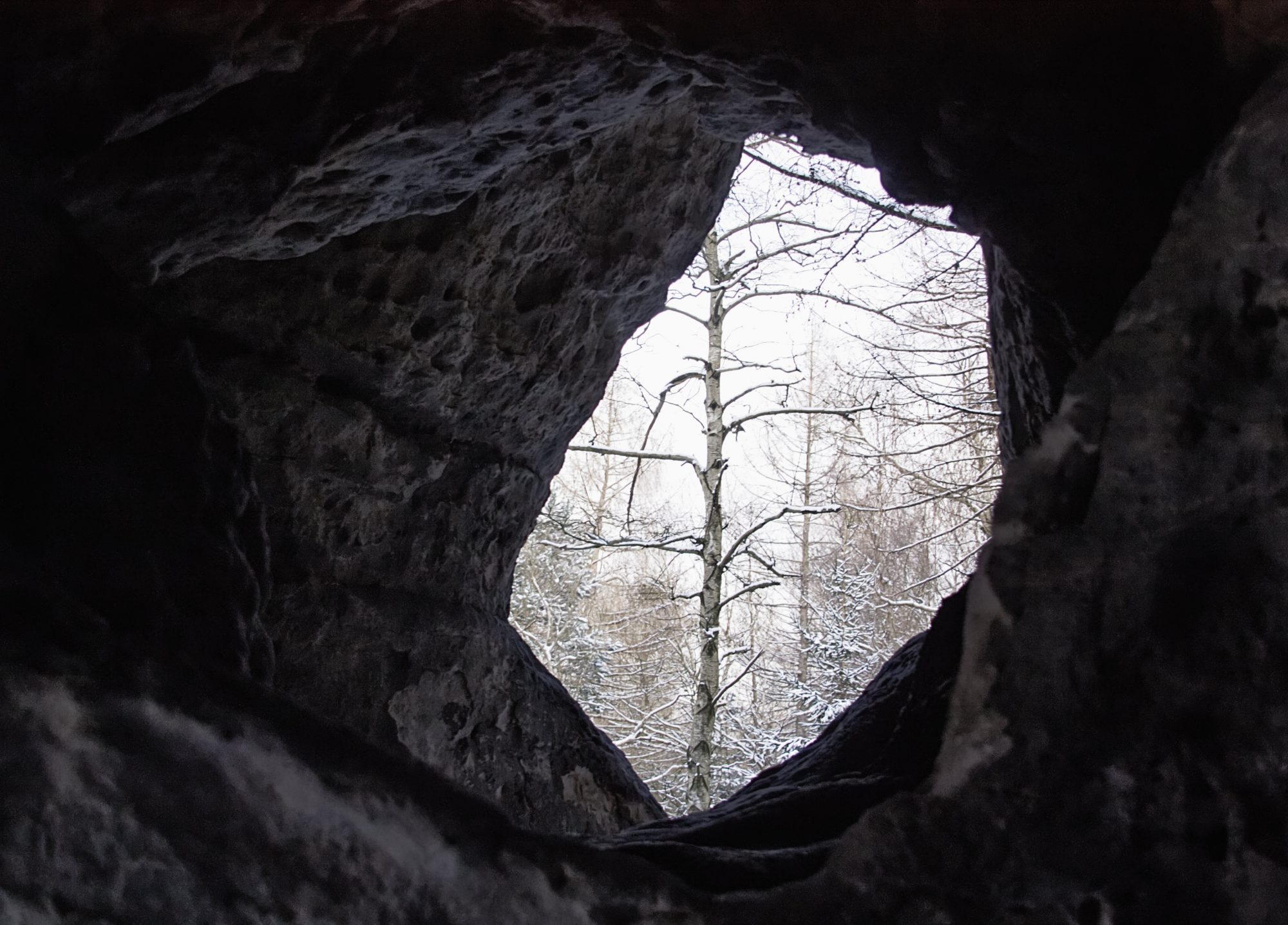 Sächsische Schweiz, Elbsandsteingebirge, Tissa, Tissa Wände, Böhmische Schweiz, Winter, Wandern