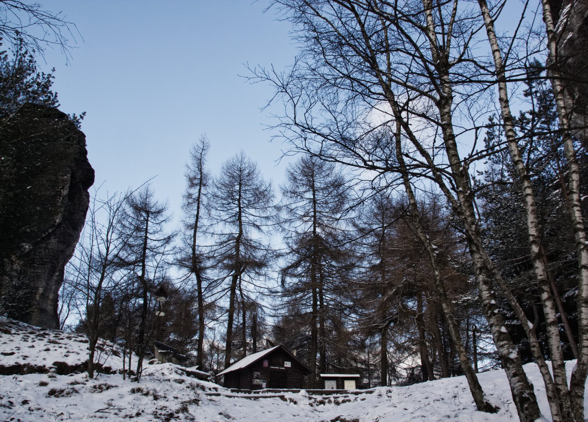 Sächsische Schweiz, Elbsandsteingebirge, Tissa, Tissa Wände, Böhmische Schweiz, Winter, Wandern