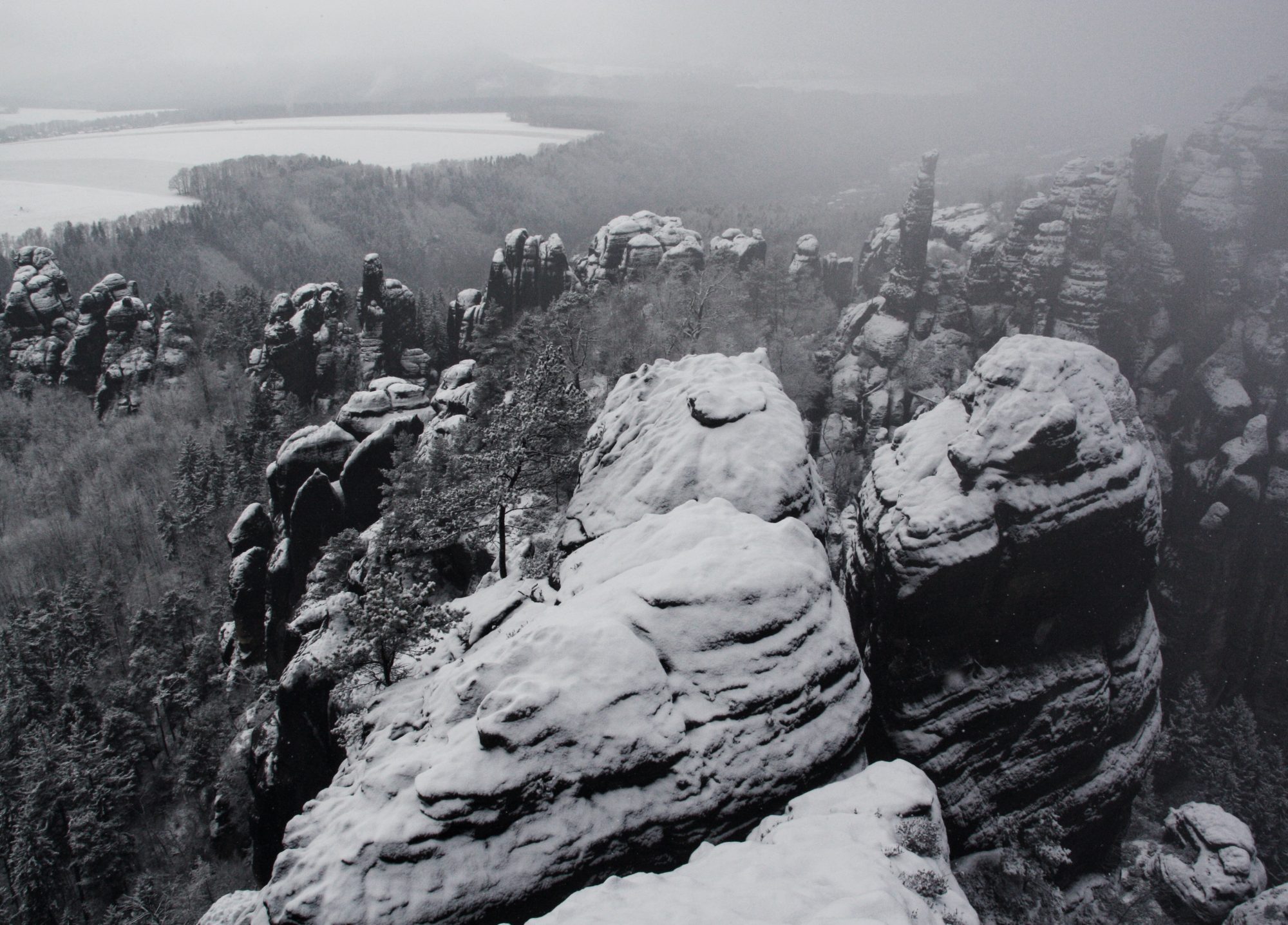 Schrammsteine, Elbsandsteingebirge, Sächsische Schweiz, Wandern, Wandertour