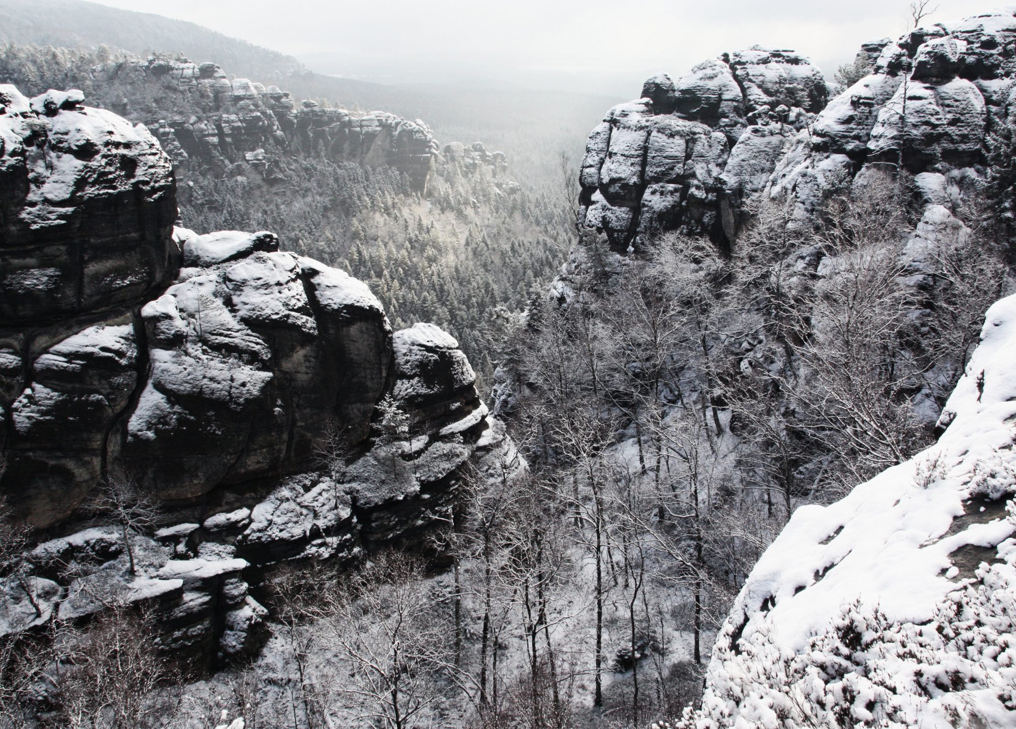 Aussicht Dorn, Elbsandsteingebirge, Sächsische Schweiz, Wandern, Wandertour