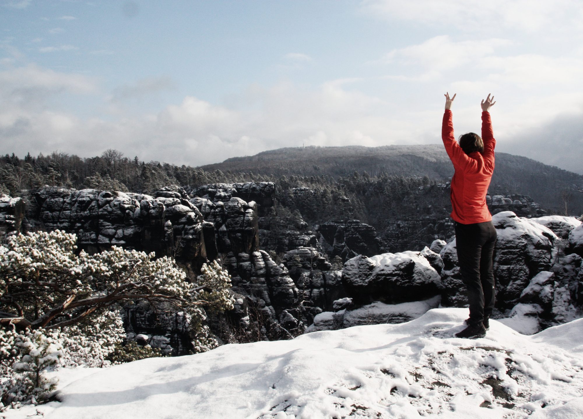 Aussicht Dorn, Elbsandsteingebirge, Sächsische Schweiz, Wandern, Wandertour