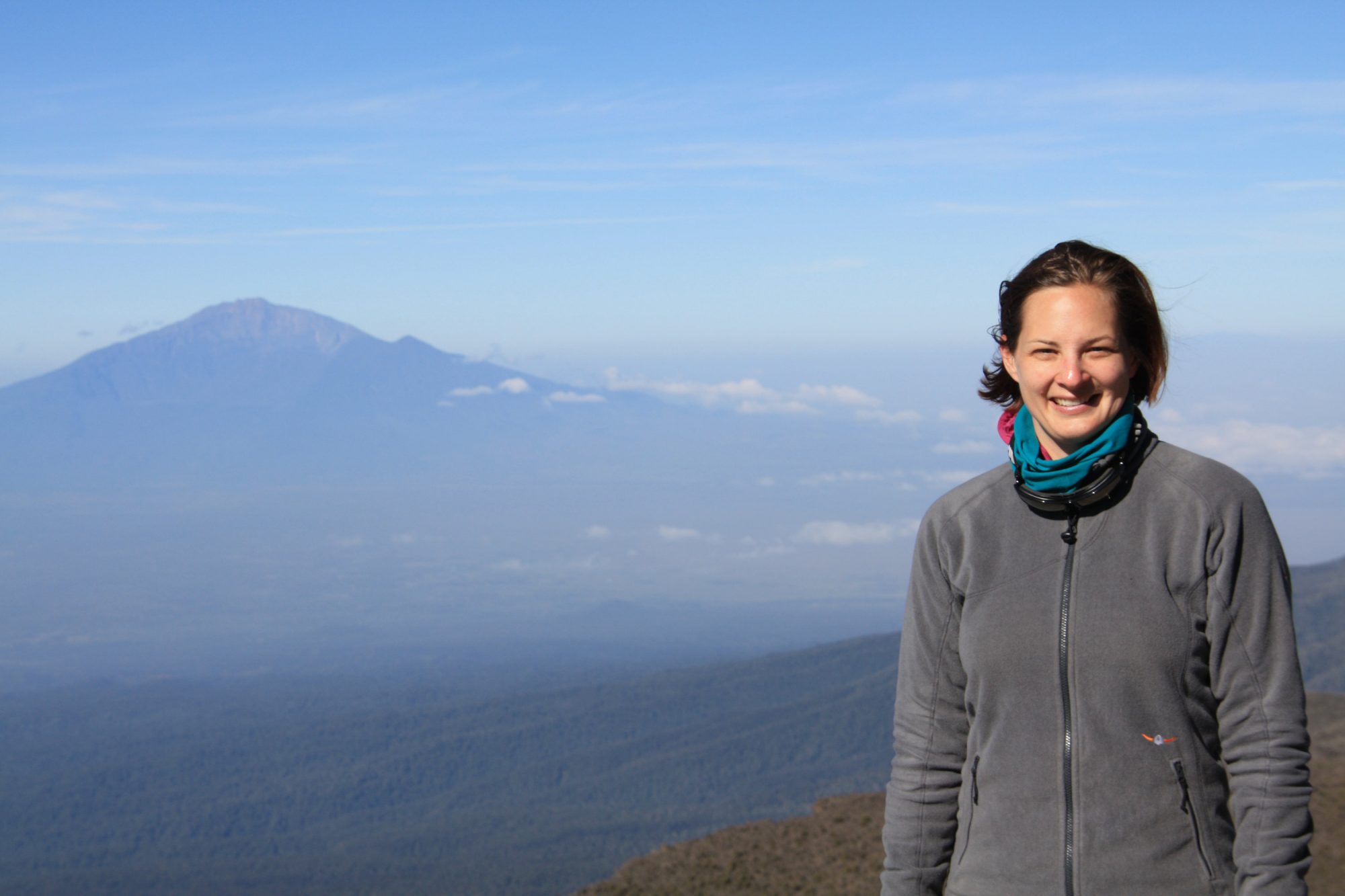 Blick Mount Meru, Kilimandscharo, Kilimandscharo besteigen, Tansania, Afrika, Kilimandscharo Tour, Erfahrungsbericht, Machame Route