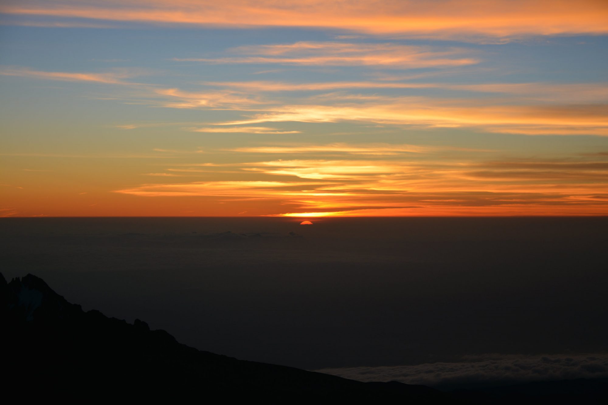 Sonnenaufgang am Kilimandscharo, Kilimandscharo, Kilimandscharo besteigen, Tansania, Afrika, Kilimandscharo Tour, Erfahrungsbericht, Machame Route
