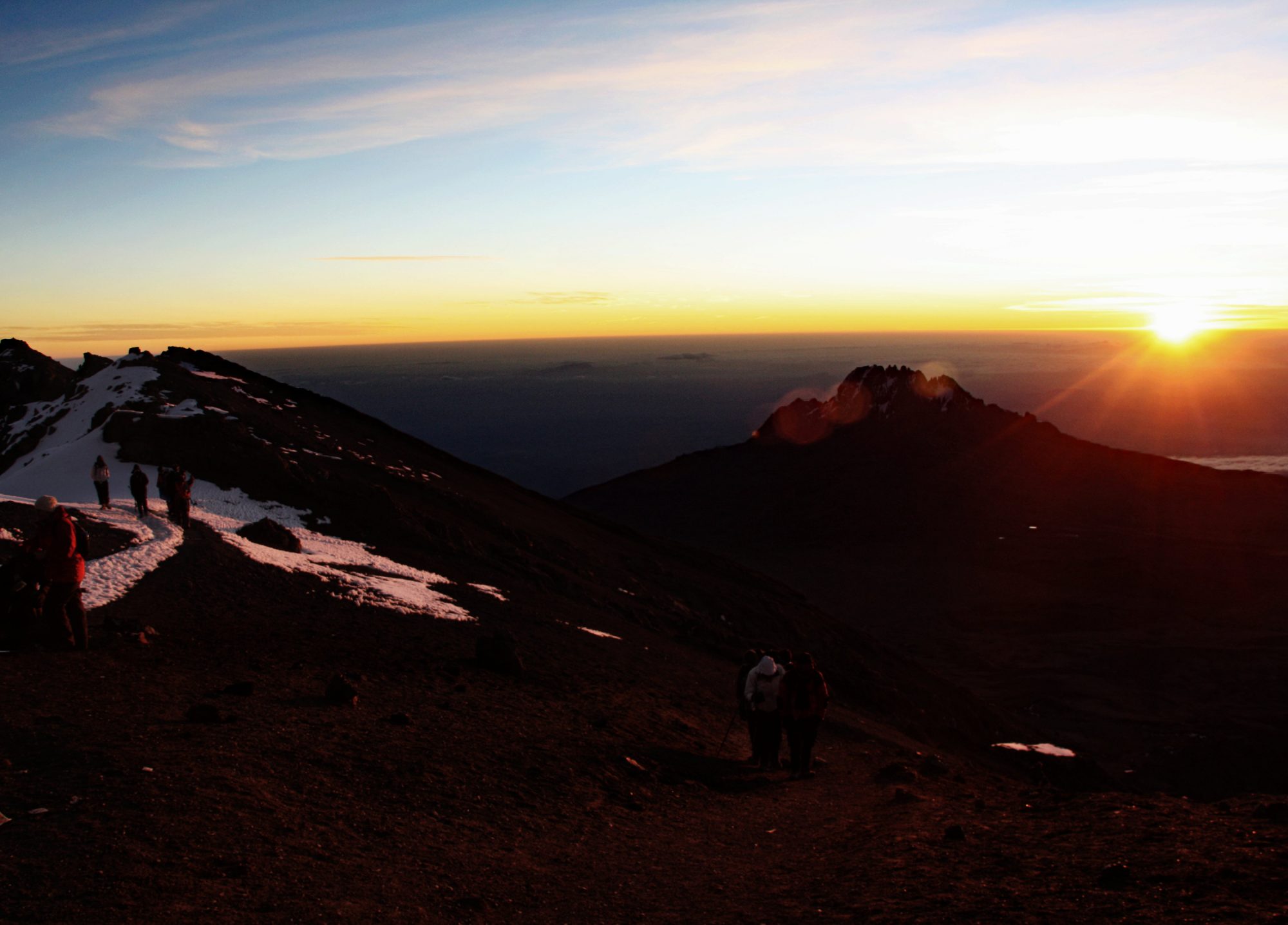 Sonnenaufgang Stella Point, Kilimandscharo, Kilimandscharo besteigen, Tansania, Afrika, Kilimandscharo Tour, Erfahrungsbericht, Machame Route