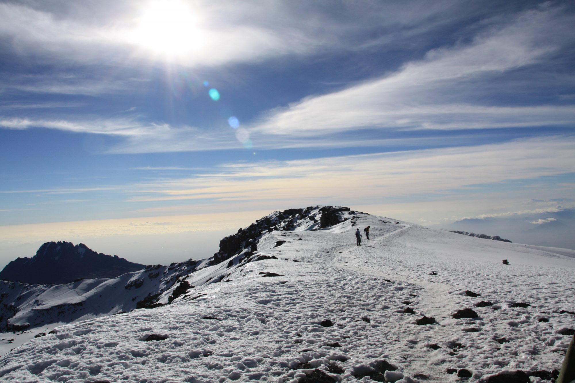 Schnee auf dem Kilimandscharo, Kilimandscharo besteigen, Tansania, Afrika, Kilimandscharo Tour, Erfahrungsbericht, Machame Route