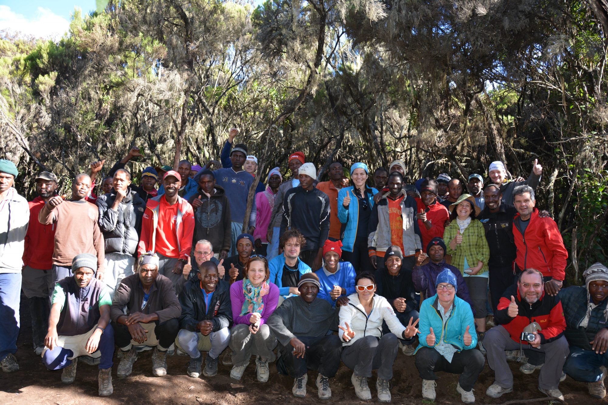 Gruppenfoto, Kilimandscharo, Kilimandscharo besteigen, Tansania, Afrika, Kilimandscharo Tour, Erfahrungsbericht, Machame Route