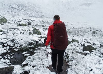 Wandern im Schnee, Packliste Hüttentour, Packliste Alpenüberquerung, Wandern, Mehrtagestour,