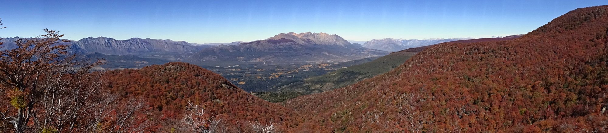 Fjella El Bolson Wanderung Patagonien Warton Dedo Gordo Encanto Blanco Wanderroute Wandern Herbstfarben
