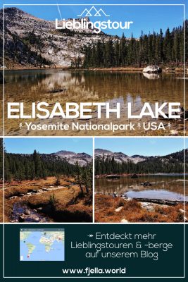 Elisabeth Lake, Yosemite, USA, Nationalpark, Wandern, Berge