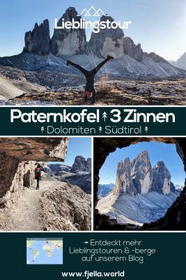 Lieblingstour, Wanderung, Klettersteig, Paternkofel, Drei Zinnen, Stollen, Südtirol, Dolomiten, Italien